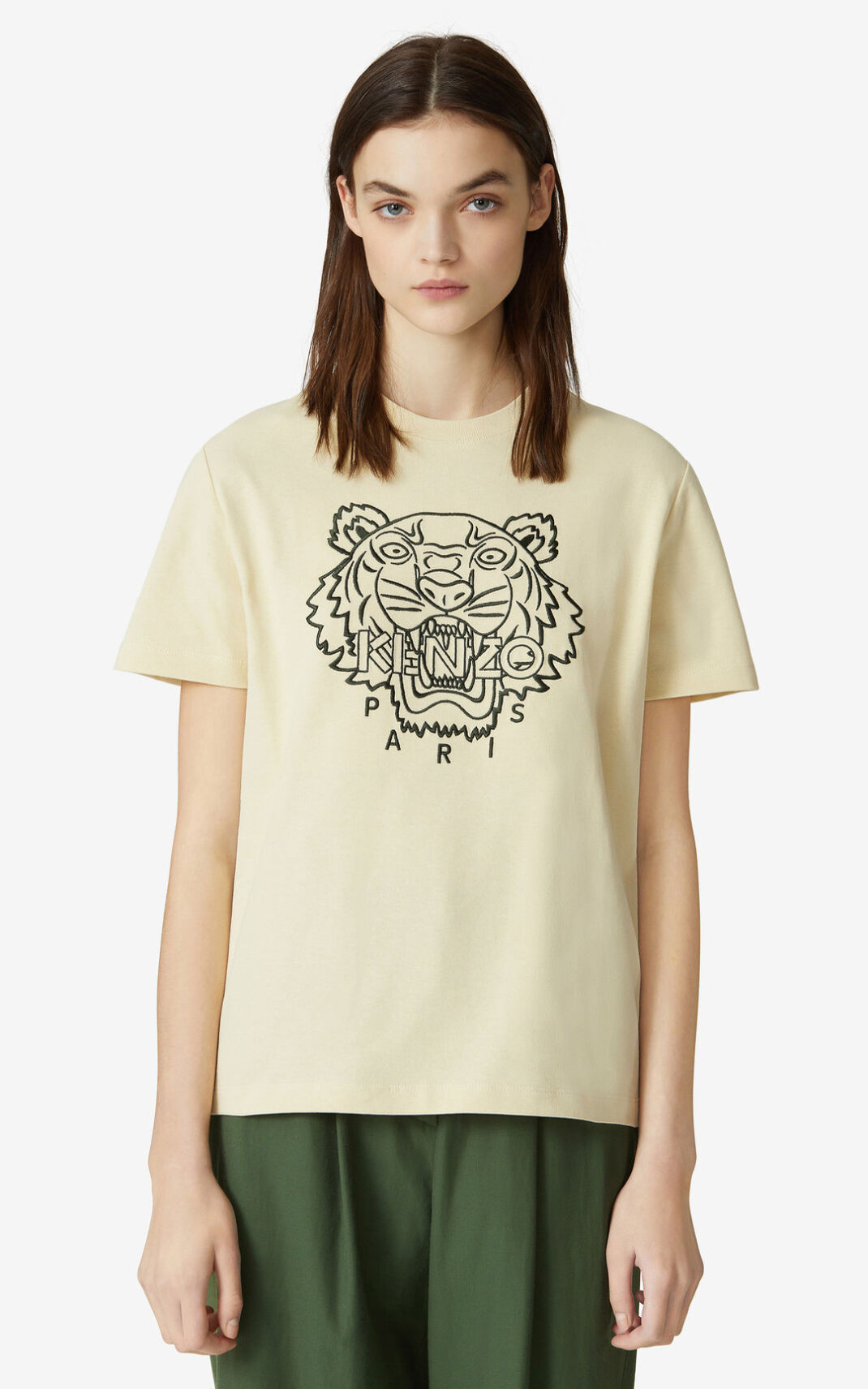 Kenzo Loose Tiger Camisetas Mujer Marrones | 6280379-US